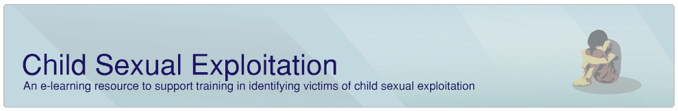 Child Sexual Exploitation banner